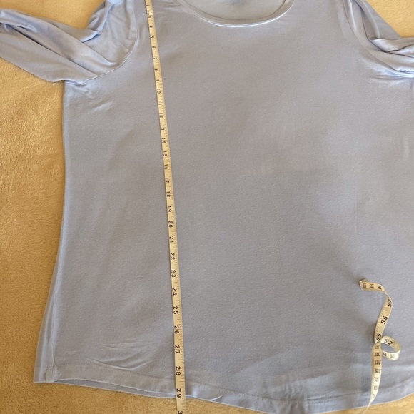 Lane Bryant Ruched Sleeve Lightweight Top - Size 18/20 - Picture 12 of 12